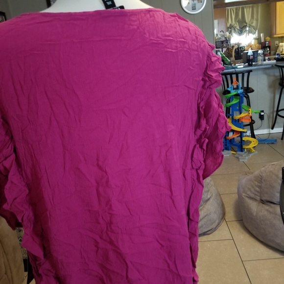 Pink XXL blouse. - Picture 4 of 5